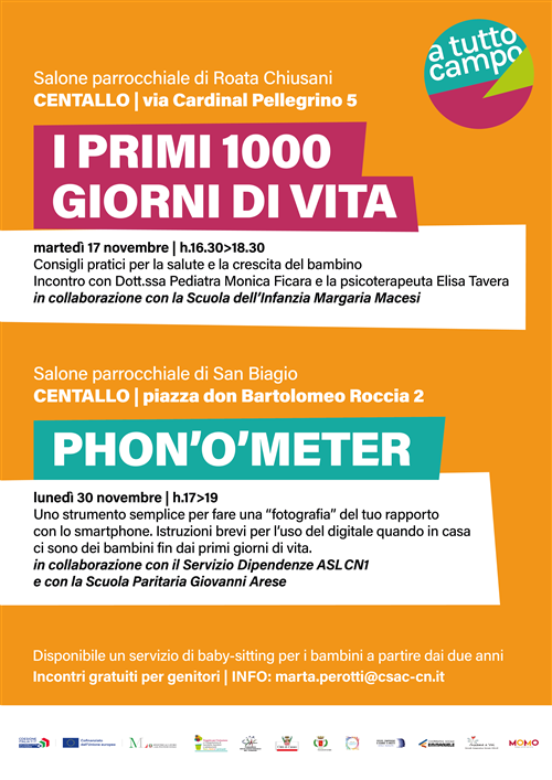 I primi mille giorni di vita
