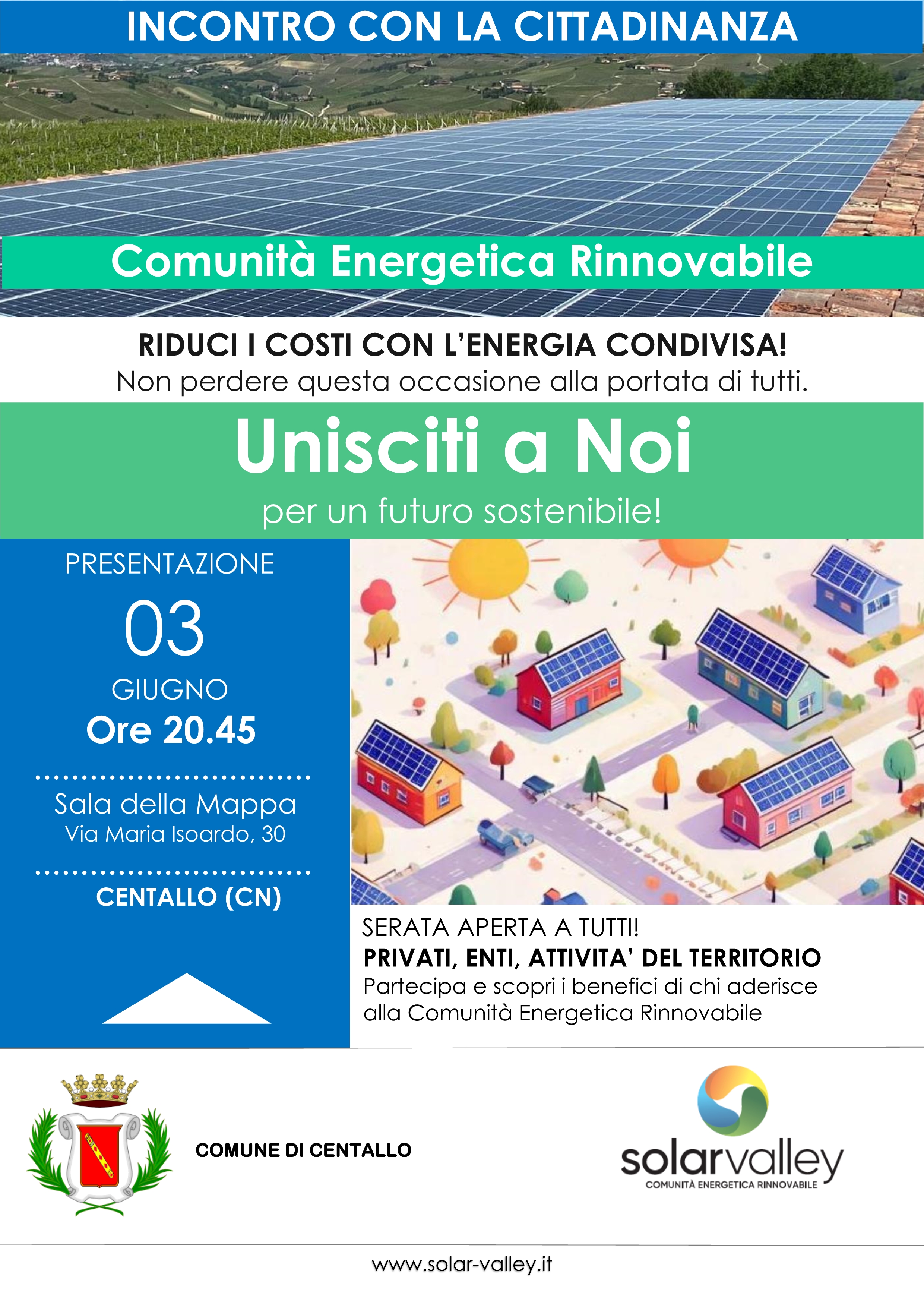 Unisciti a noi per per un futuro sostenibile!